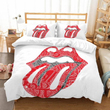 3D ROCK BAND THE ROLLING STONES QUILT COVER SET BEDDING SET PILLOWCASES 21