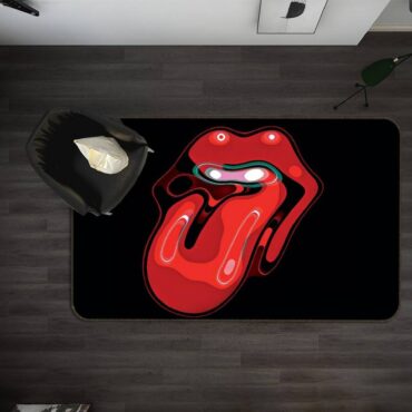 3D ROLLING STONES NON-SLIP RUG MAT 202