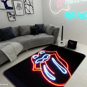 3D THE ROLLING STONES ROCK BAND NON-SLIP RUG MAT 201