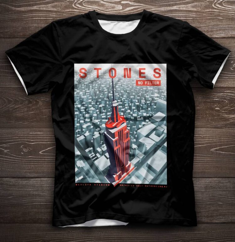 East Rutherford Empire State Building The Rolling Stones 2019 Tour Shirt