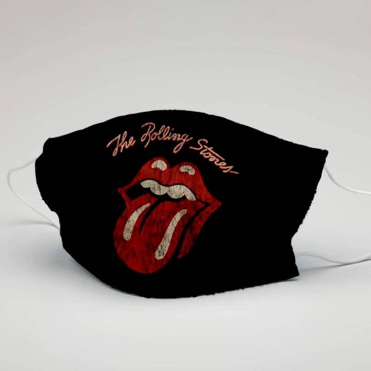 The Rolling Stones Grunge 3D Cloth Face Mask 02