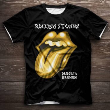 Gold Tongue The Rolling Stones Shirt