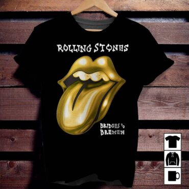 Gold Tongue The Rolling Stones Shirt