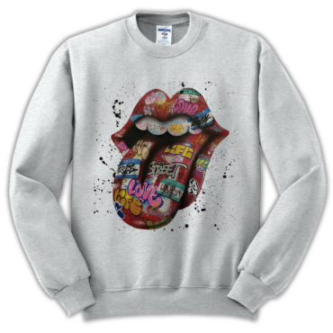 The Rolling Stones Graffiti Big Logo Shirt