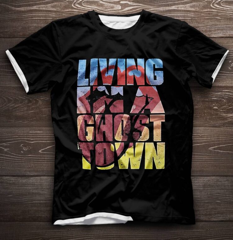 The Rolling Stones Living In A Ghost Town Limited Shirt