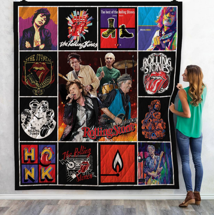 The Rolling Stones Rock Band Quilt