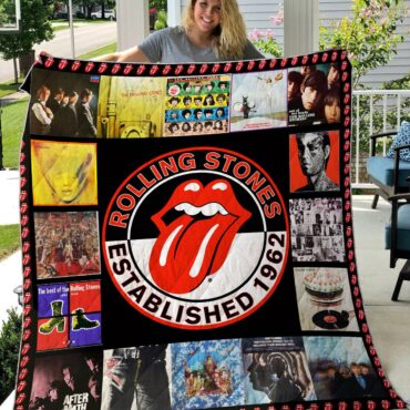 The Rolling Stones Established 1962 Quilt