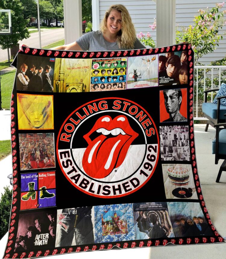 The Rolling Stones Established 1962 Quilt