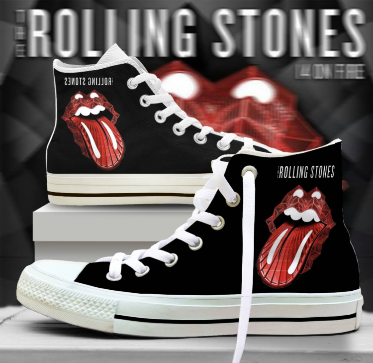 Rolling Stones Rock in Rio Festival Shoes Canvas Shoes,Low Top, High Top, Sport Shoes