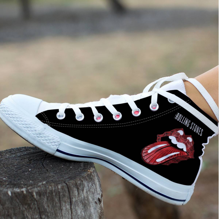 Rolling Stones Rock in Rio Festival Shoes Canvas Shoes,Low Top, High Top, Sport Shoes