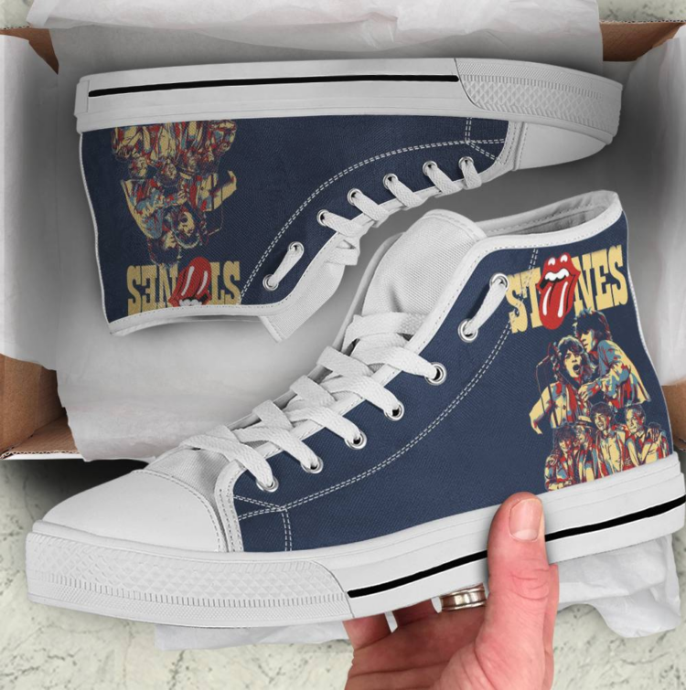 Rolling Stones Stones Shoes Canvas Shoes,Low Top, High Top, Sport Shoes