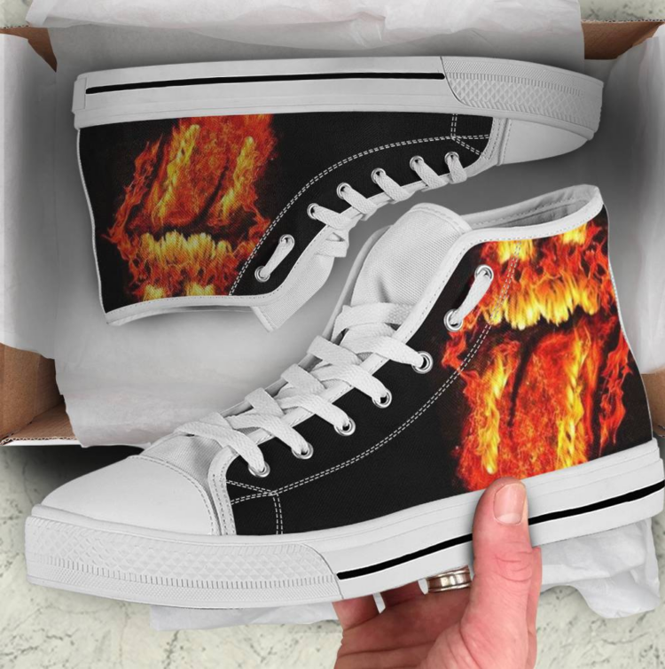 Rolling Stones Las Vegas 2016 Shoes Canvas Shoes,Low Top, High Top, Sport Shoes