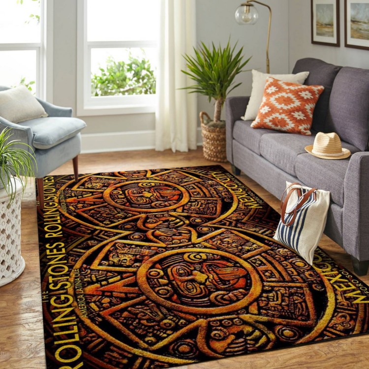 Rolling Stones America Latina Ole Mexico City Rug Carpet