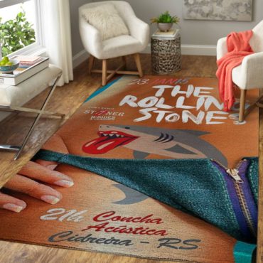 Rolling Stones Music City Rug Carpet