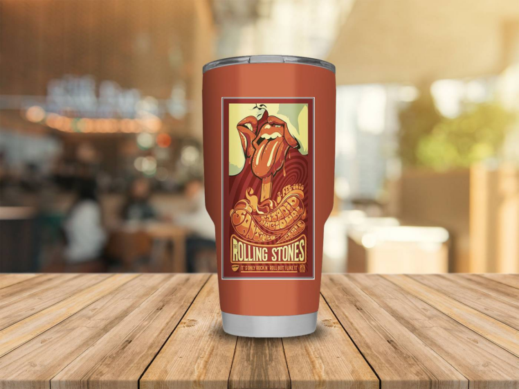 Rolling Stones Graffiti Tumbler Cup