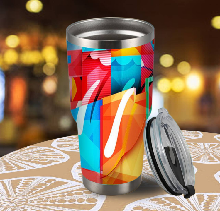 Rolling Stones Flags Tumbler Cup