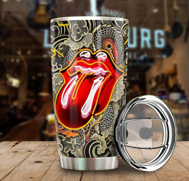 Rolling Stones Flags Tumbler Cup