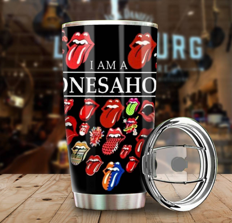 Rolling Stones Stones Aholic Tumbler Cup