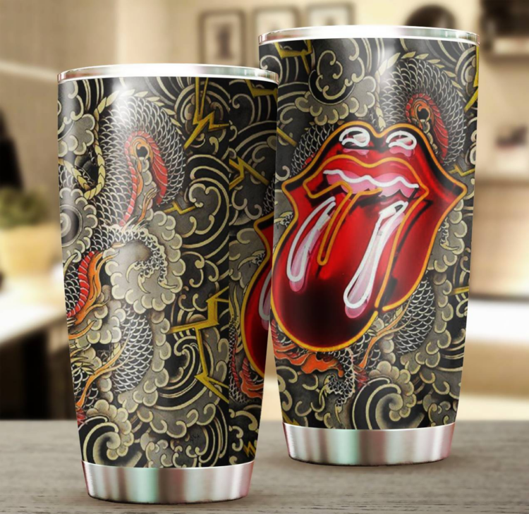 Rolling Stones Flags Tumbler Cup