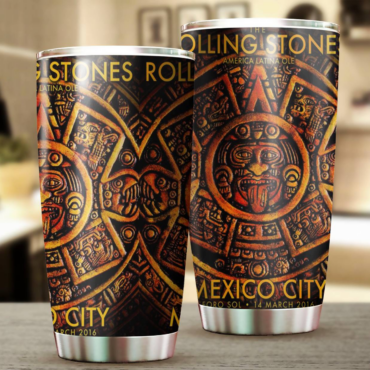 Rolling Stones America Latina Ole Mexico City Tumbler Cup