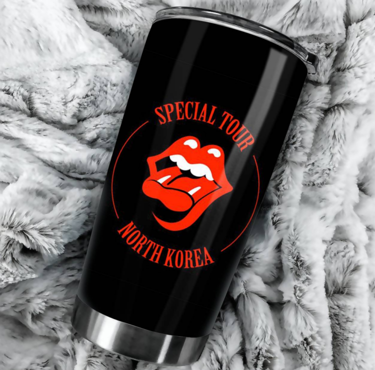 Rolling Stones Special Tour North Korea Tumbler Cup