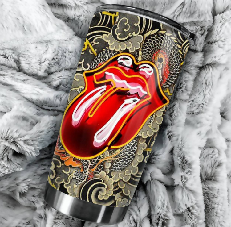 Rolling Stones Flags Tumbler Cup