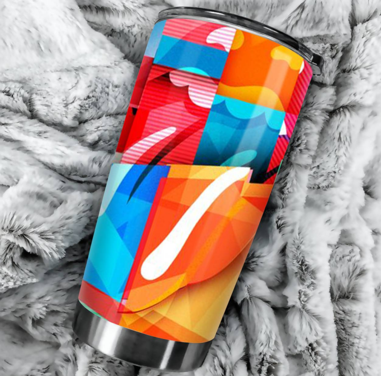 Rolling Stones Flags Tumbler Cup