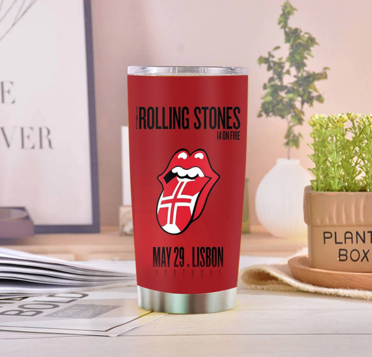 Rolling Stones Flags Tumbler Cup