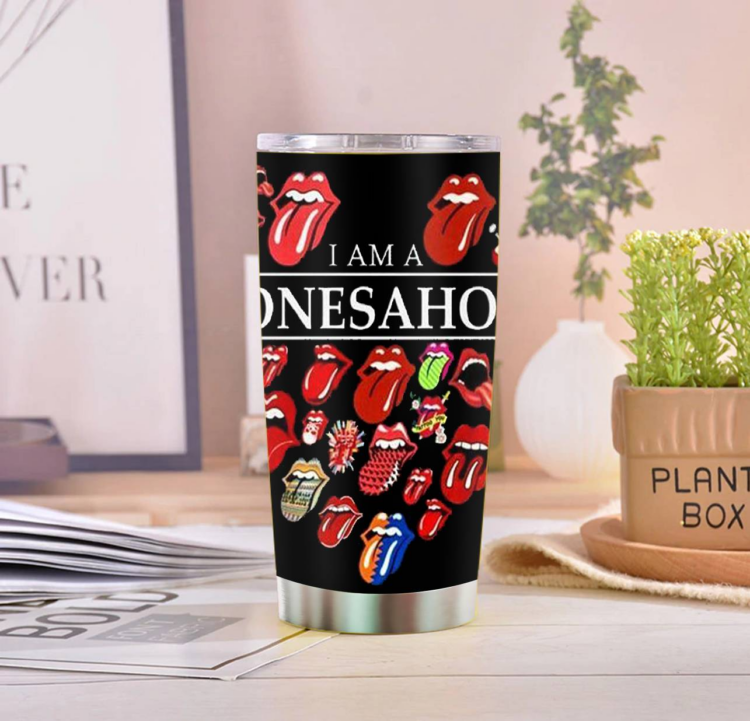 Rolling Stones Stones Aholic Tumbler Cup