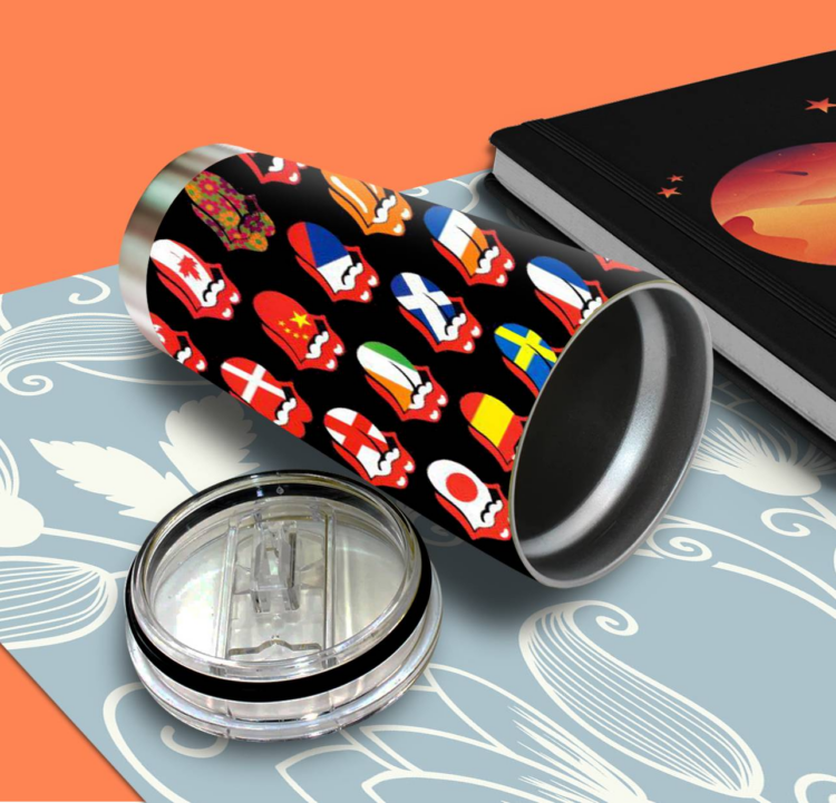 Rolling Stones Flags Tumbler Cup