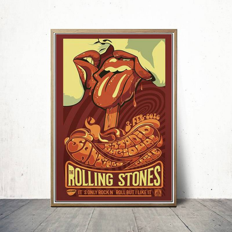 The Rolling Stones Dancing Together Canvas