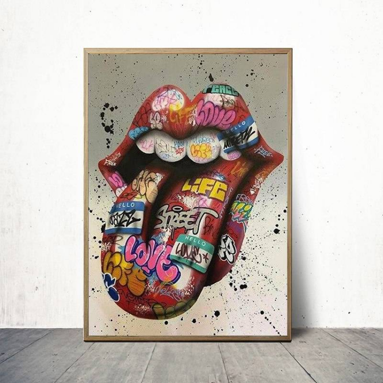 The Rolling Stones Dancing Together Canvas