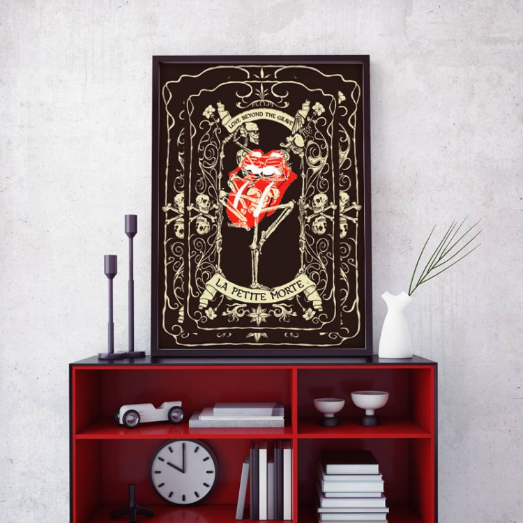 The Rolling Stones Dancing Together Canvas