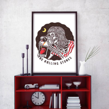 The Rolling Stones Letter Canvas