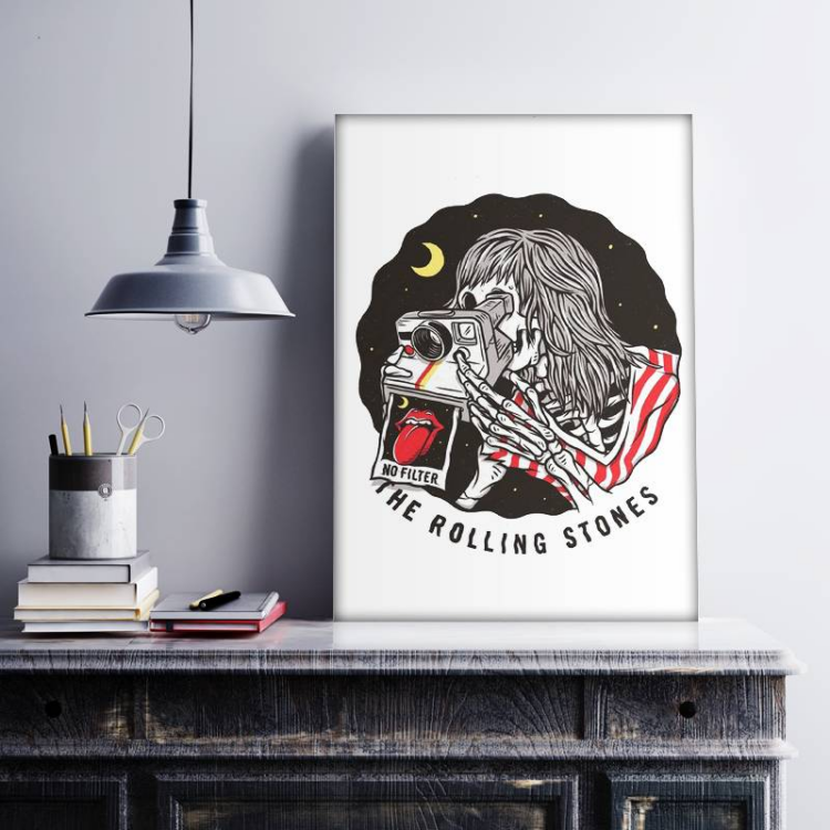 The Rolling Stones Letter Canvas