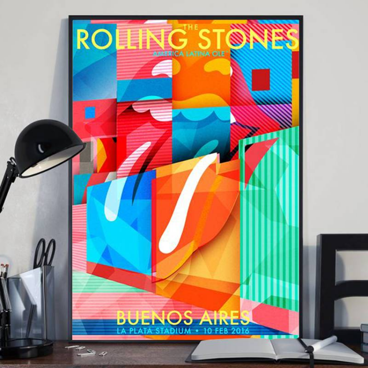 The Rolling Stones Buenos Aires 2016 Canvas