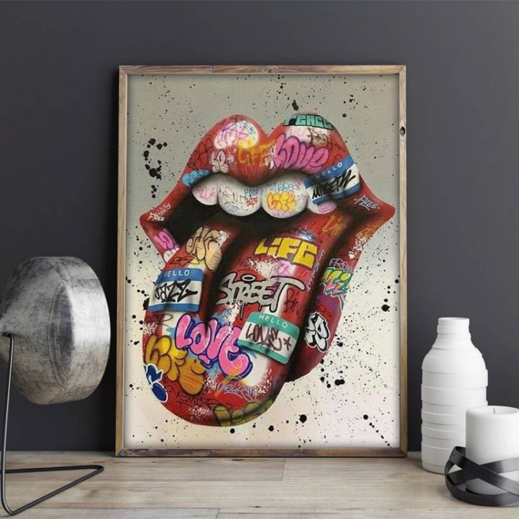 The Rolling Stones Dancing Together Canvas