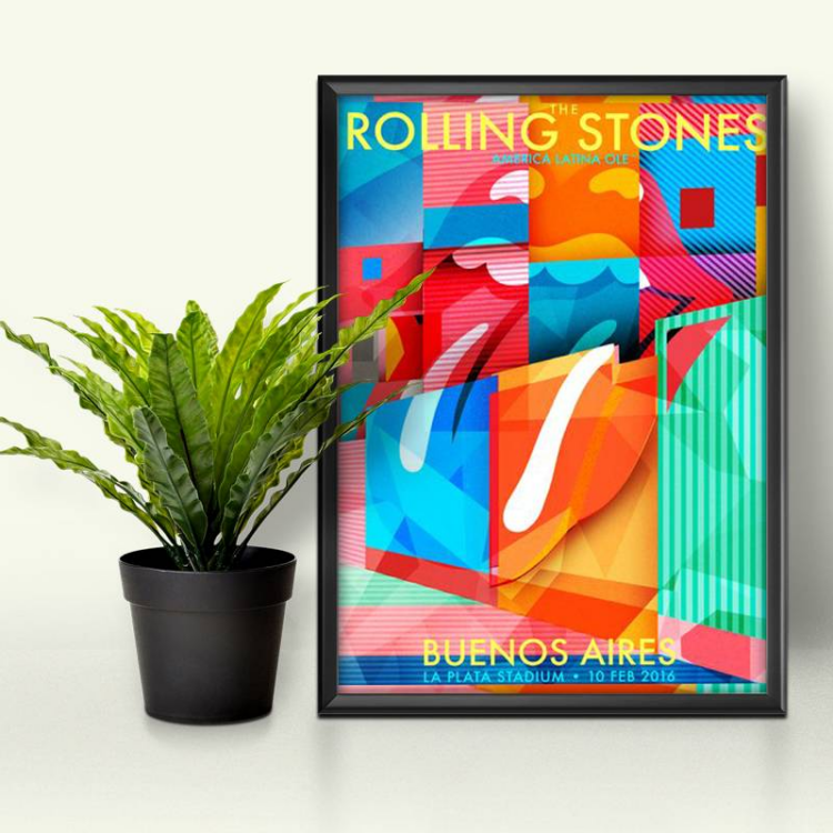 The Rolling Stones Buenos Aires 2016 Canvas