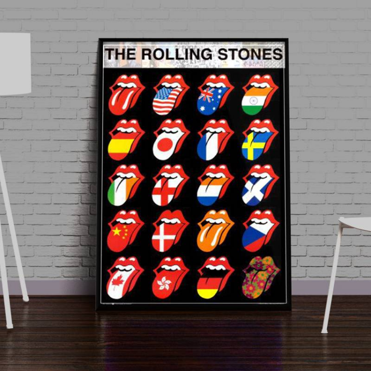 The Rolling Stones Flags Canvas