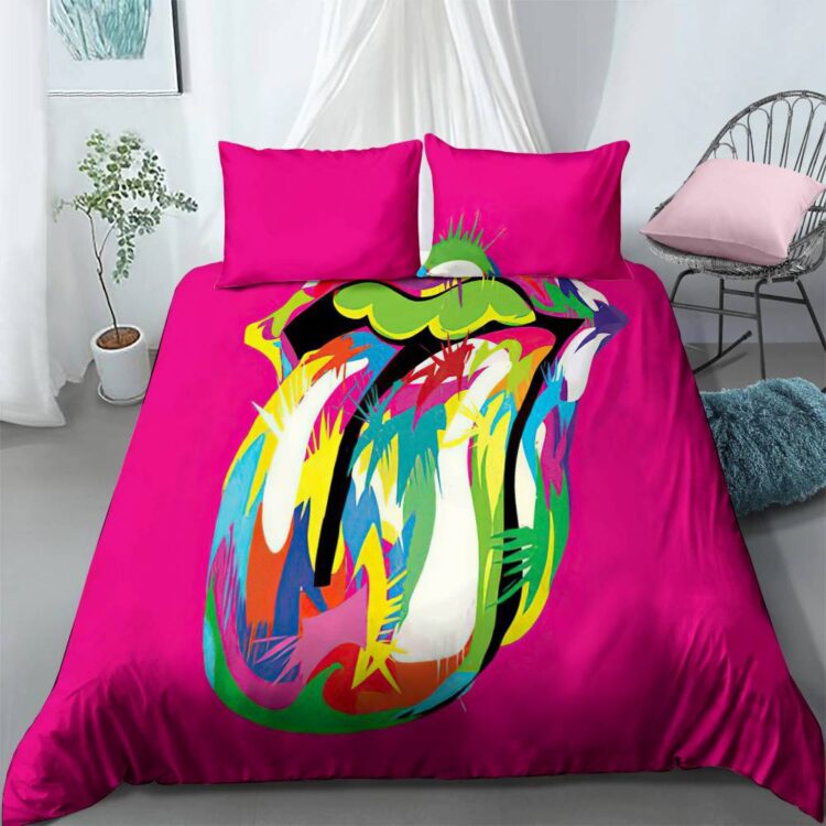 The Rolling Stones Mouth Swag Bedding Set