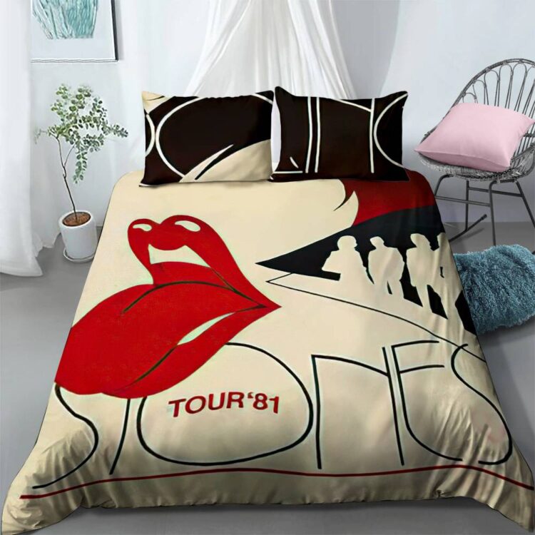 The Rolling Stones Tour' 81 Bedding Set