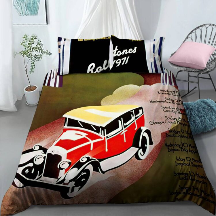 The Rolling Stones UK Tour 1971 Bedding Set