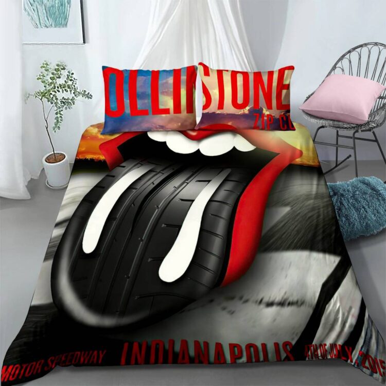 The Rolling Stones Zip Code Indianapolis 2015 Bedding Set