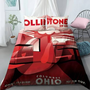 The Rolling Stones  Zip Code Tour Ohio 2015 Bedding Set