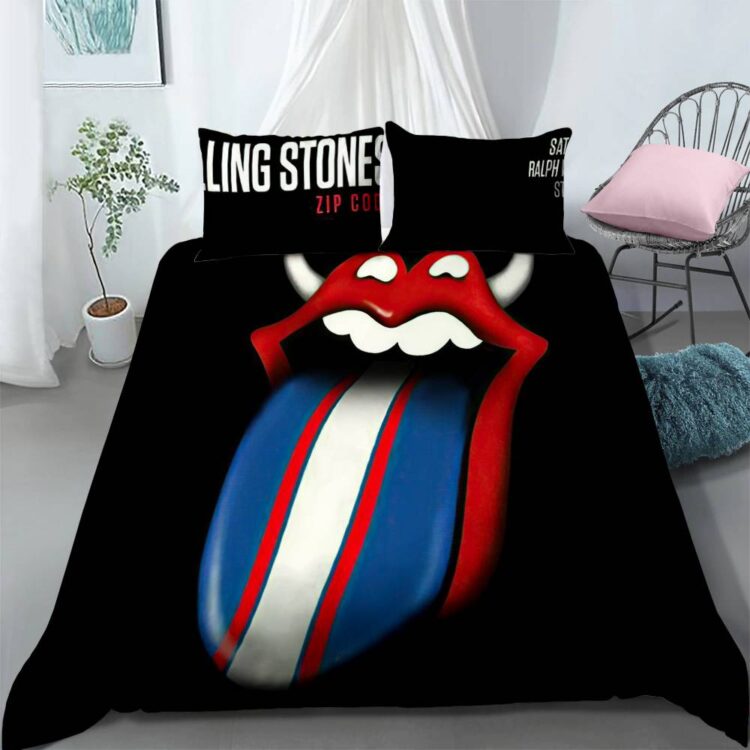 The Rolling Stones Zip Code Tour Ralph Wilson Bedding Set