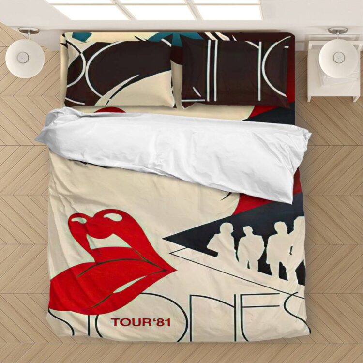 The Rolling Stones Tour' 81 Bedding Set