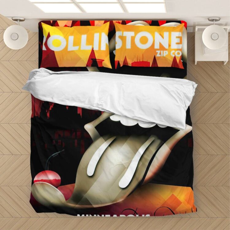 The Rolling Stones Zip Code Minneapolis 2015 Bedding Set