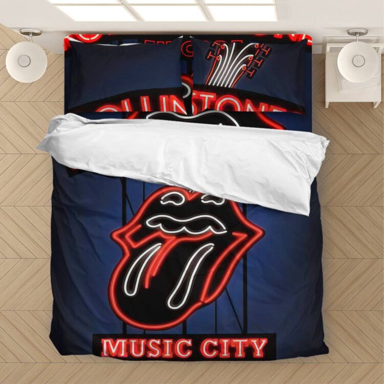 The Rolling Stones Zip Code Tour  Nashville 2015 Bedding Set