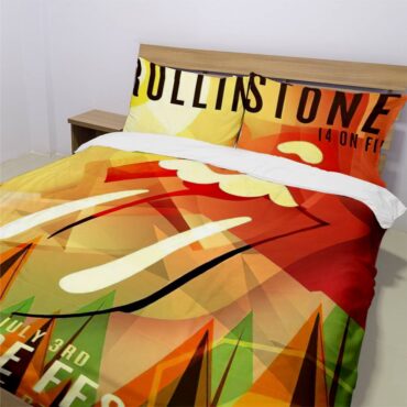 Rolling Stones 14 On Fire Roskilde Bedding Set