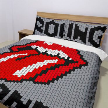 The Rolling Stones 8Bit Tongue Bedding Set